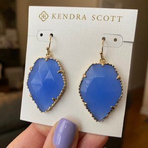 NWOT Kendra Scott Corley Earring Periwinkle